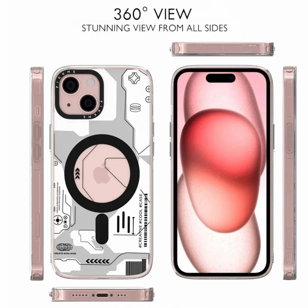 PrintMagSafe Back Cover MagSafe Compatible Case for I phone 13