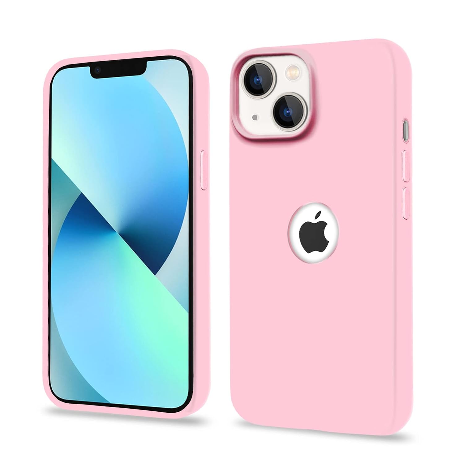 Super Soft Silicone Back Cover for iPhone 13 Anti-Slip Grip
