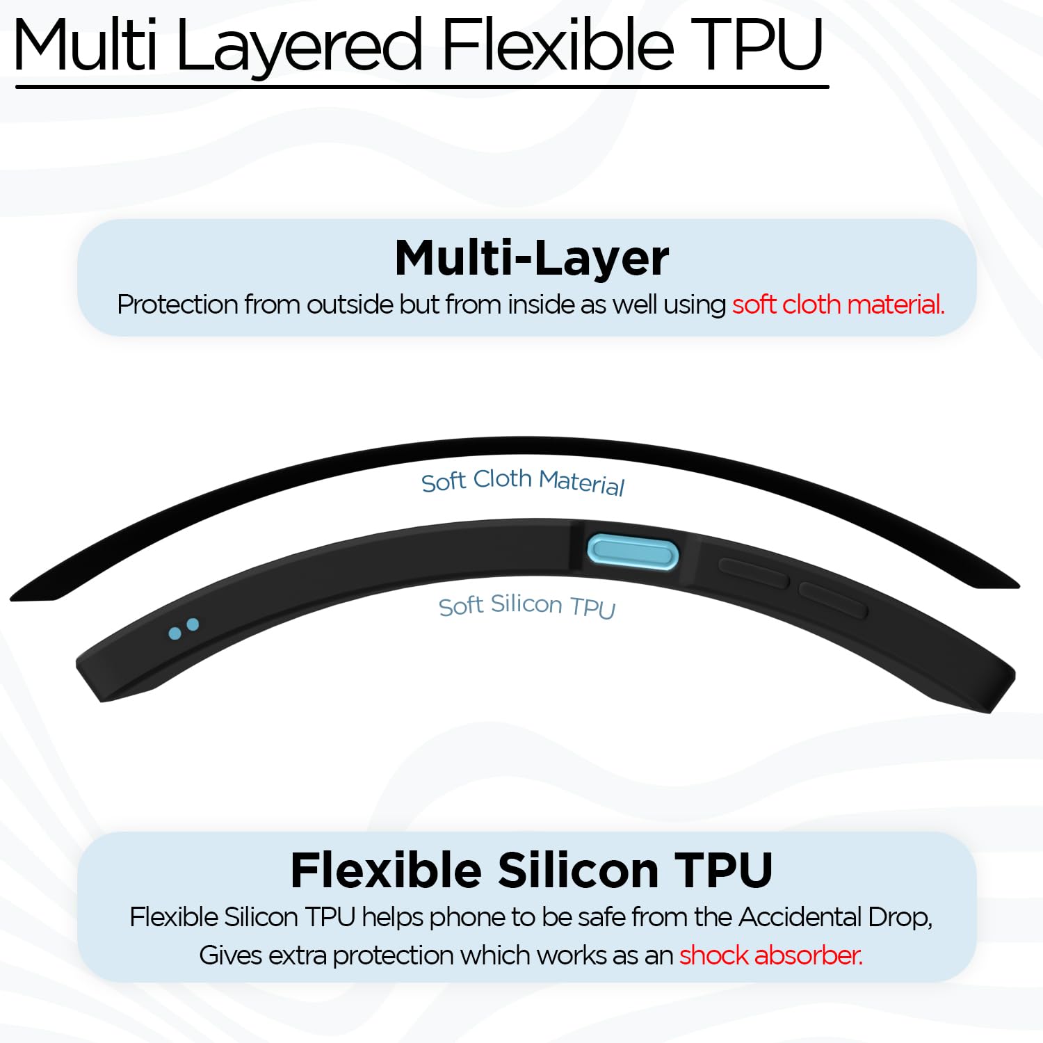 Liquid Silicone Back Cover for Vivo Y12s / Y20 / Y20i / Y20G (Black)