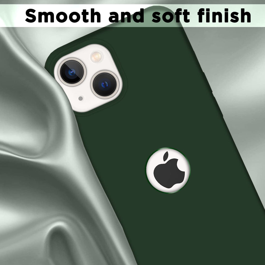 Super Soft Silicone Back Cover for iPhone 13 Anti-Slip Grip