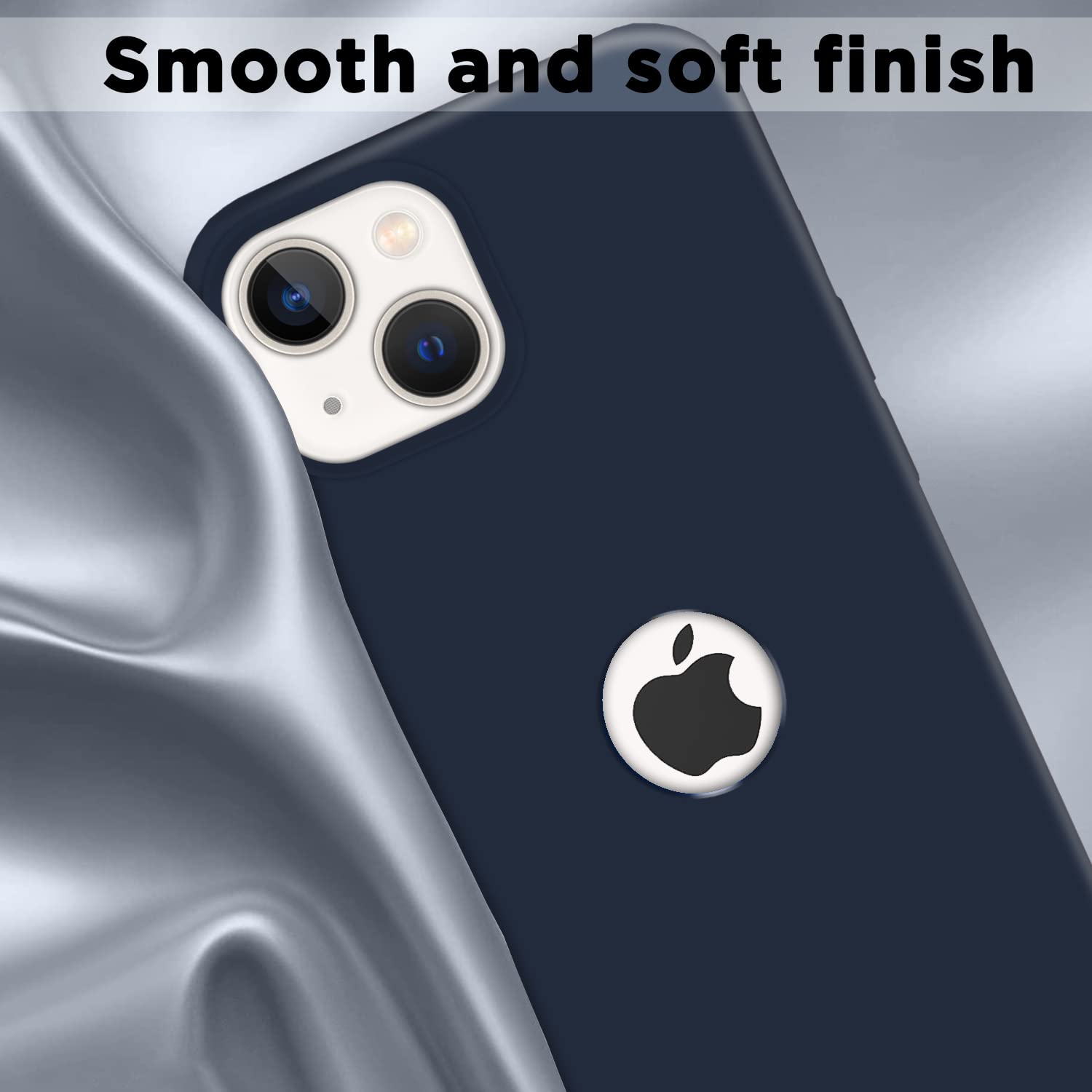 Super Soft Silicone Back Cover for iPhone 13 Anti-Slip Grip