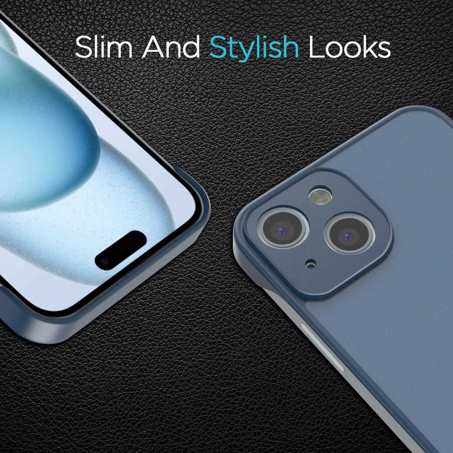 Frameless Shockproof Back Cover for I Phone 15 Plus