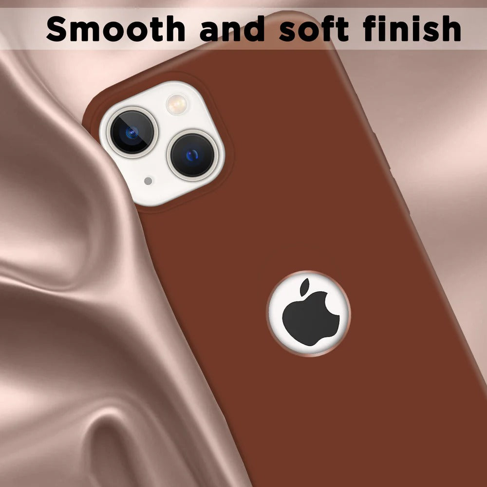 Super Soft Silicone Back Cover for iPhone 13 Anti-Slip Grip