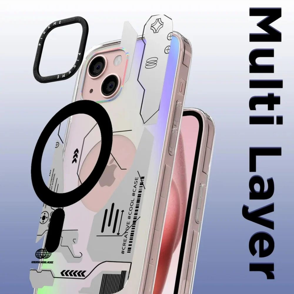 iPhone 15 PrintMagSafe Back Cover | Magnetic Wireless Charging Case