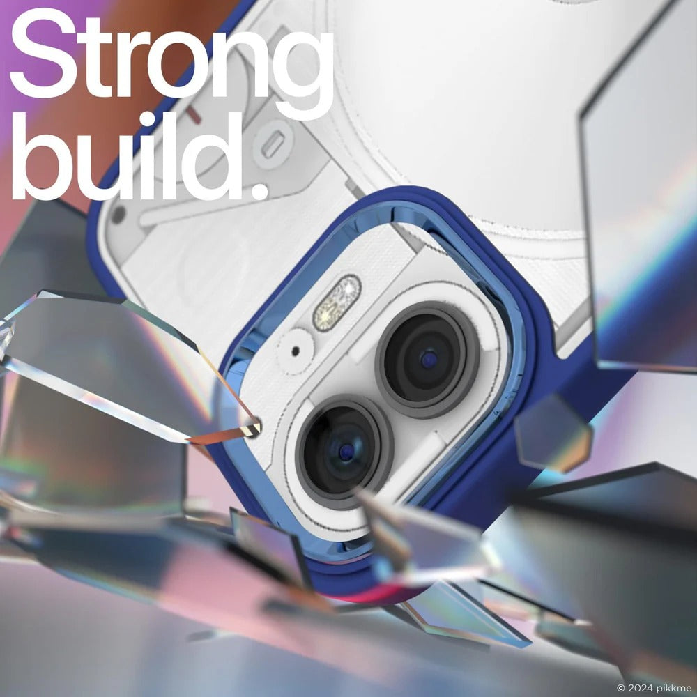 Nothing Phone 2 Back Cover Dark Blue | Shockproof PC + TPU Case